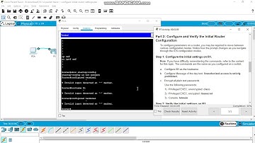 10.1.4 - Packet Tracer - Configure Initial Router Settings