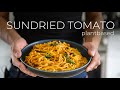 NOT THE KIND OF VIDEO TO WATCH WHEN HUNGRY!  QUICK SUN-DRIED TOMATO PASTA RECIPE