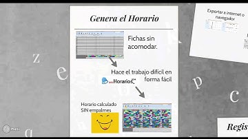 Solución para Hacer Horarios de Clase