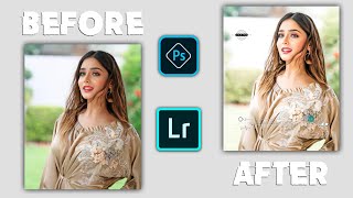 HOW TO MAKE EASY SOFT EFFECT LIGHTROOM PHOTOSHOP || NOOR CREATION screenshot 3