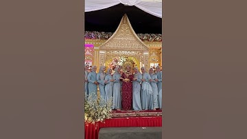 BLUE BRIDESMAID #aceh #indonesia #langsa #pengantin #videoshort #video #malaysia #nikah #mc #india