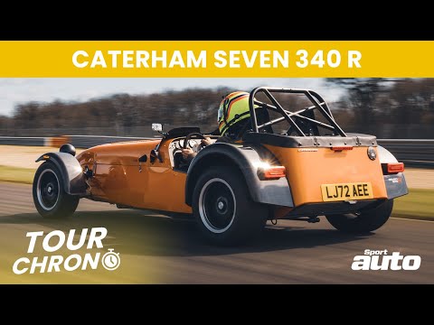 TOUR CHRONO : Caterham Seven 340R 🔥🏁 @sportauto