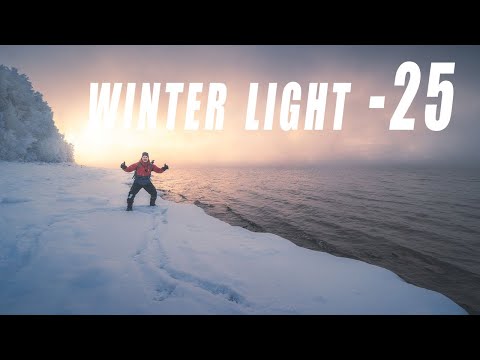 WINTER LIGHT and Landscape Photography in -25 degrees, NORWAY