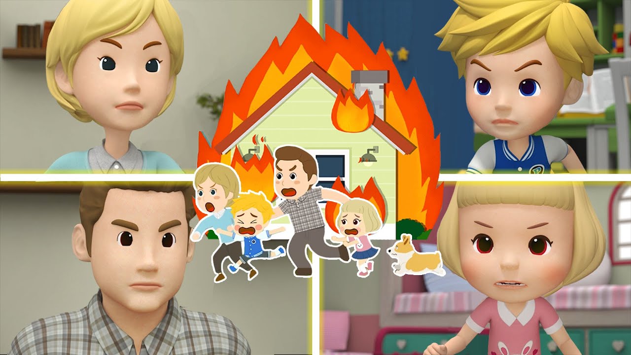 Our Family is Doing Fire Training│Best Fire Safety Series🚒│Cartoons for Kids│Robocar POLI TV