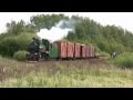 УЖД и рабочий паровоз Кч4-332 / Narrow gauge & live steam loco: Kč4-332