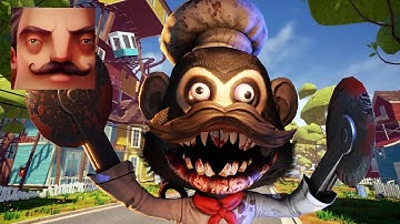 Hello Neighbor - My New Neighbor Big Chef Monkey (Dark Deception) Act 2 Random Gameplay Walkthrough