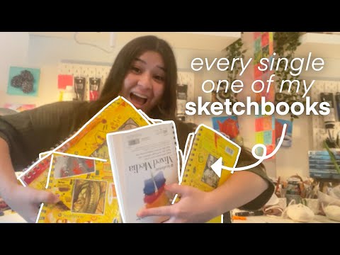 SKETCHBOOK TOUR! - ALL of my sketchbooks! (2016-2022)