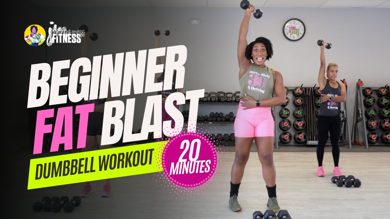 20-Minute Full Body Dumbbell Workout | Build Muscle & Burn Fat ...