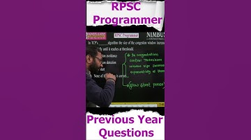 RPSC Programmer Previous Year Questions | RPSC Programmer Exam Preparation |RPSC Programmer Question