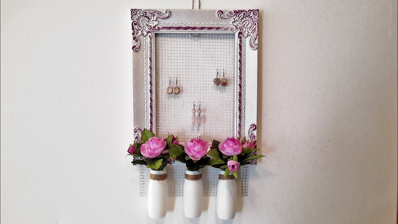 DIY\ ОРГАНАЙЗЕР ДЛЯ СЕРЕЖЕК...Handy DIY Jewelry Organizer.. - YouTube