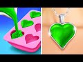 Comment Utiliser La Résine Époxy Et L&#39;argile Polymère Pour Faire D&#39;incroyables Bijoux DIY 😍 💍😍