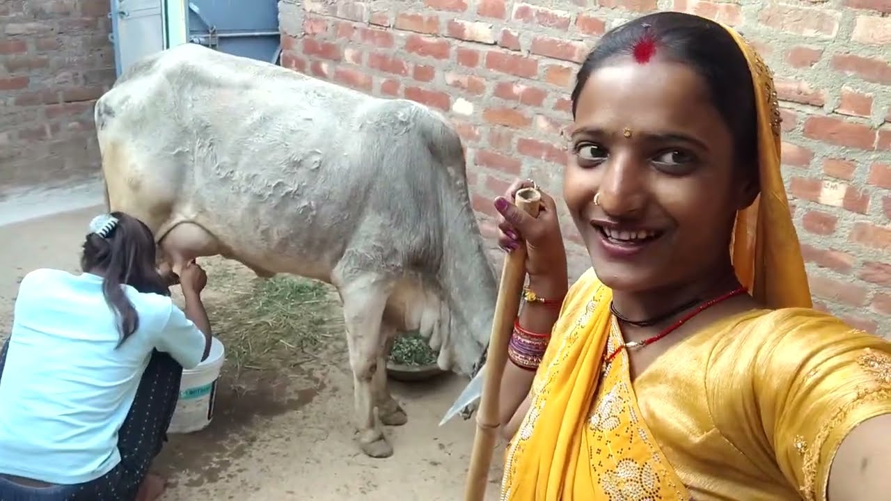 पहुंच गई मैं अपने ससुराल जाते ही काम में लग गई#mangalbhaipatel 