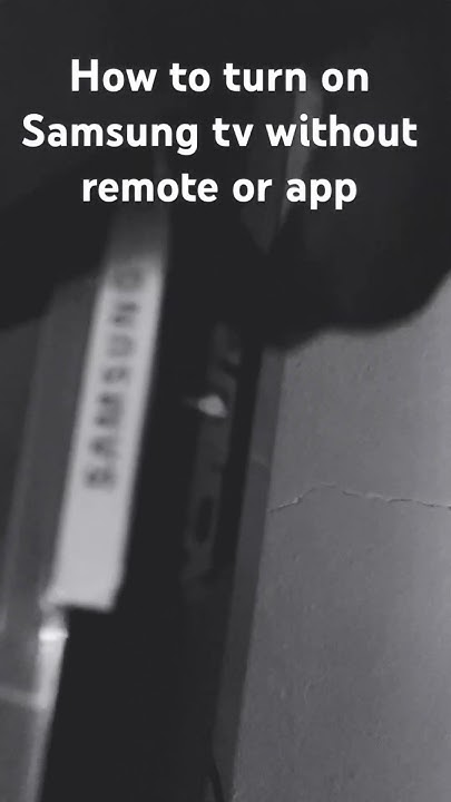 How turn off and on Samsung tv without remote - YouTube - How To Turn Off A Samsung Tv Without Remote
