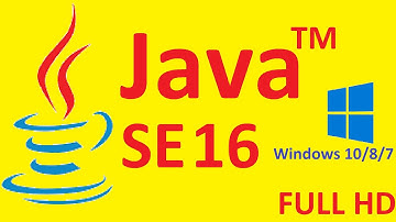 How to Install Java JDK 16 (SE 16) in Windows 10/8.1/8/7 [Latest HD] || Official Download Method