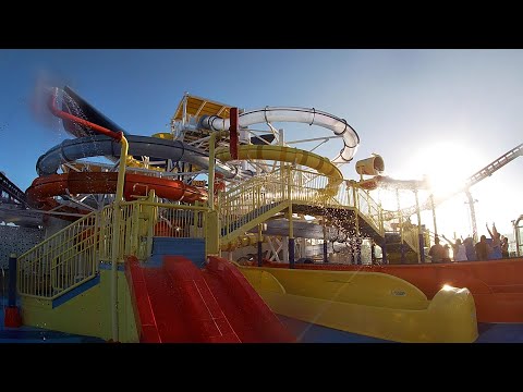 CARNIVAL MARDI GRAS CRUISE (DAY 4) Mini Golf, Water Slides, And A Deck Party On Another Day At Sea!