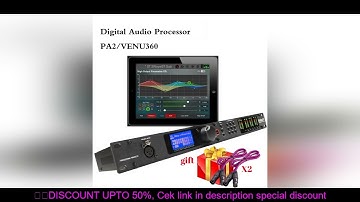 PA2/VENU360 2 Input 6 Output Stage Audio Processor Original Software Pro Audio Driver Rack Professio