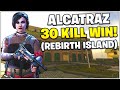 30 KILL ALCATRAZ WIN! (Rebirth Island - Warzone) | My NEW Personal Record