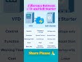 Difference b/w VFD and Soft Starter#mep#electricalindia #electrical#electricalguru#electricalcontrol