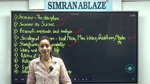 Understanding Sociology Optional Syllabus | Sociology Optional Paper 1 | SIMRAN IAS ACADEMY