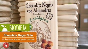 CHOCOLATE SOLÉ - Chocolate Negro con Almendras BIO