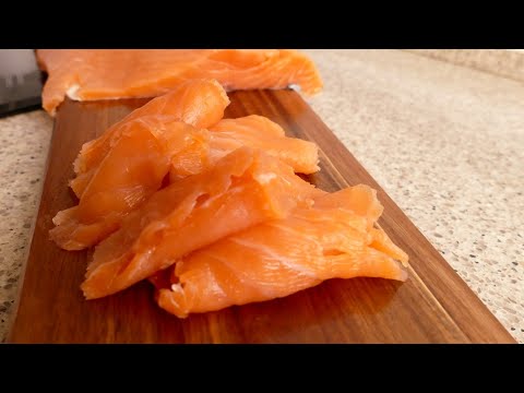 Video: What A Delicious Snack You Can Make From Lightly Salted Salmon