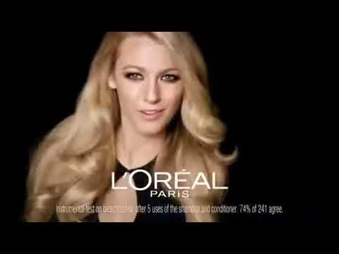 Blake Lively  LOréal Paris  Elvive Fibrology, Thickening Shampoo Conditioner  commercial