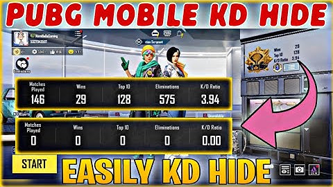 Bgmi Pubg Mobile Me KD Ko Hide Kaise Kare Pubg Mobile How To KD HIDE Pubg KD HIDE Setting