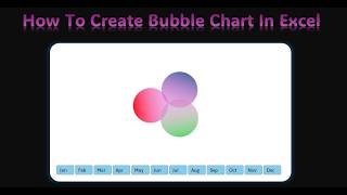 Excel Data Visualisation Create Bubble Chart Like a Pro #excel #dataanlysis #datavisualization