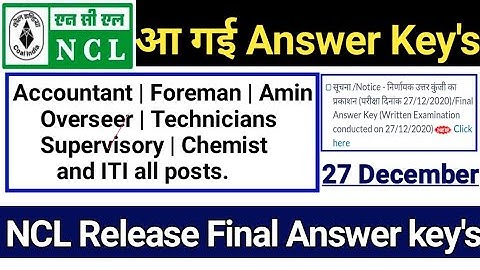 NCL Final Answer key