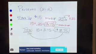 Percents (Markup, Markdown, Discount)