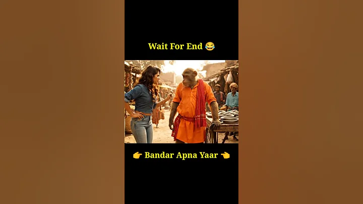 Bandar Bhai Ka Lafra Ho Gya Re 😂 | #Aivlog #Bablu #FunnyMonkey #Ai #MonkeyVlog #shortvideo #shorts