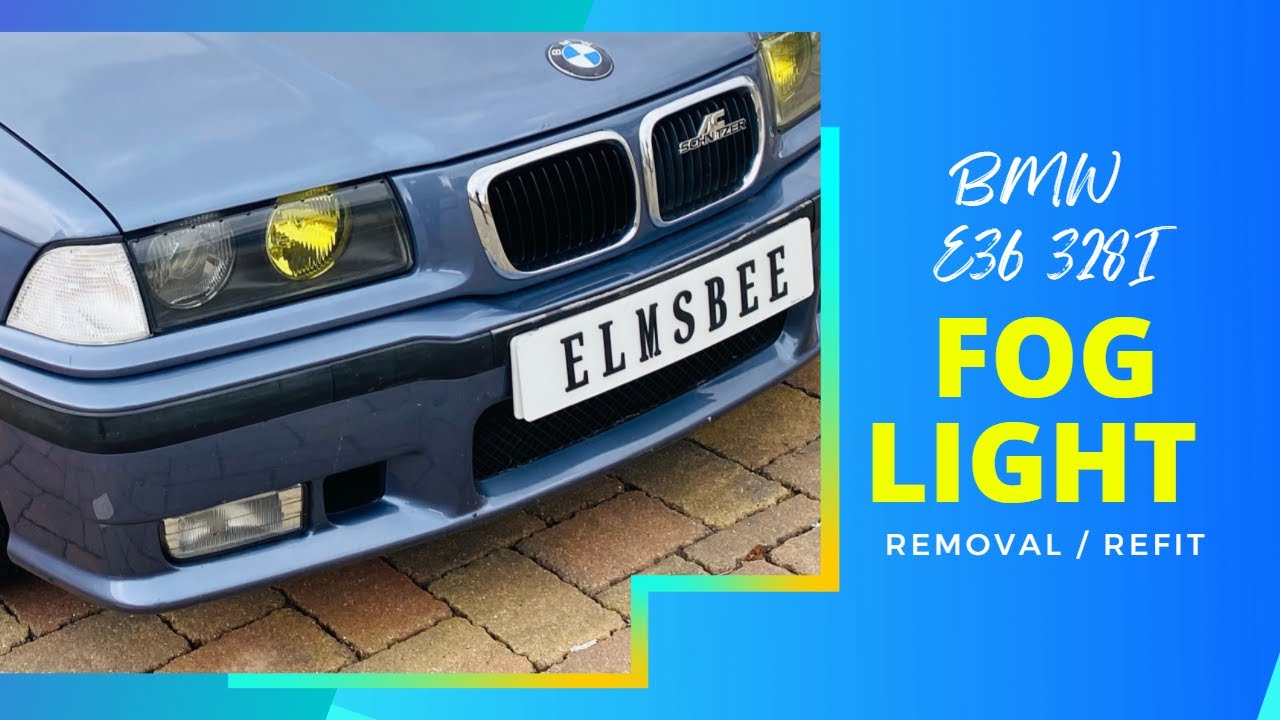 1998 BMW E36 328i Front Fog Light Removal/Refit