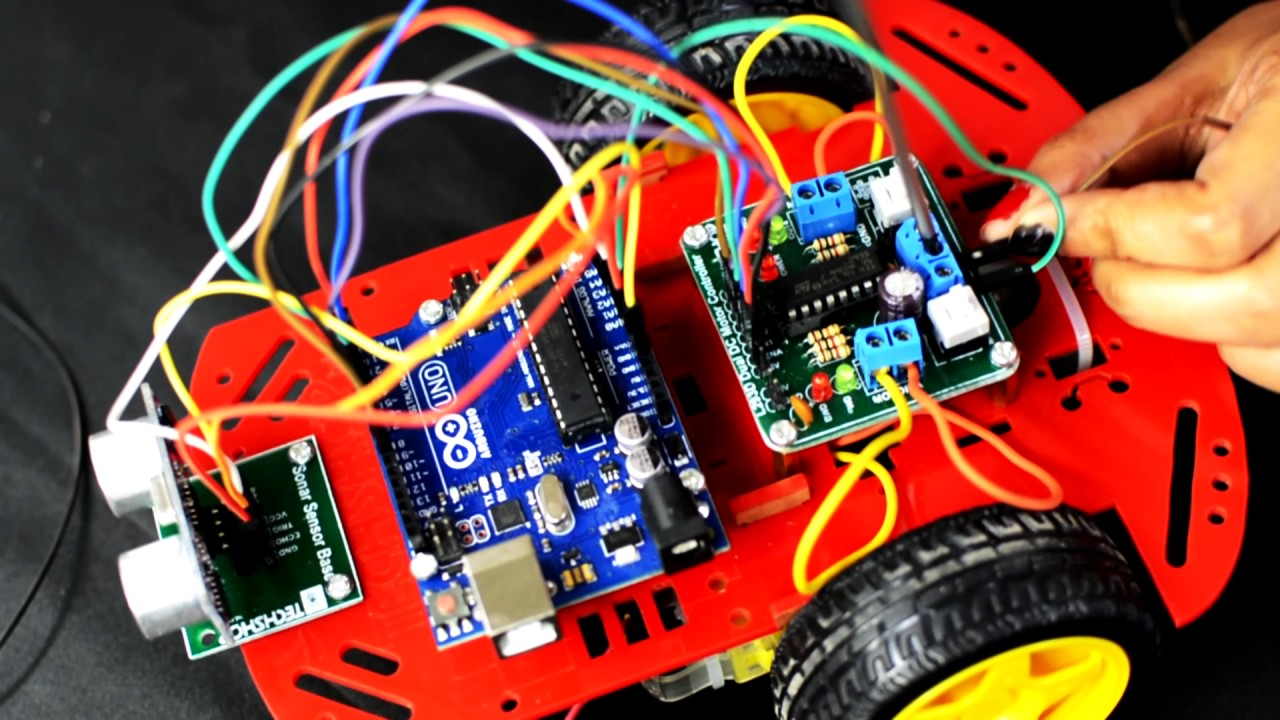 How to make an obstacle avoiding robot - YouTube