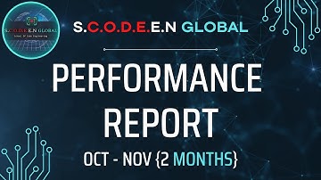 PERFORMANCE REPORT || OCT-NOV ( 2022 ) || SCODEEN GLOBAL
