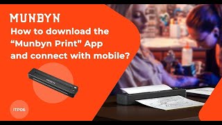 γITP06-MUNBYN tattoo stencil printerγHow to download the "Luck Jingle" App and connect with mobile?