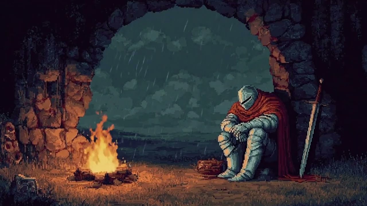 Rest Here, Traveler – Peaceful Medieval Campfire Ambience for Sleep & Meditation