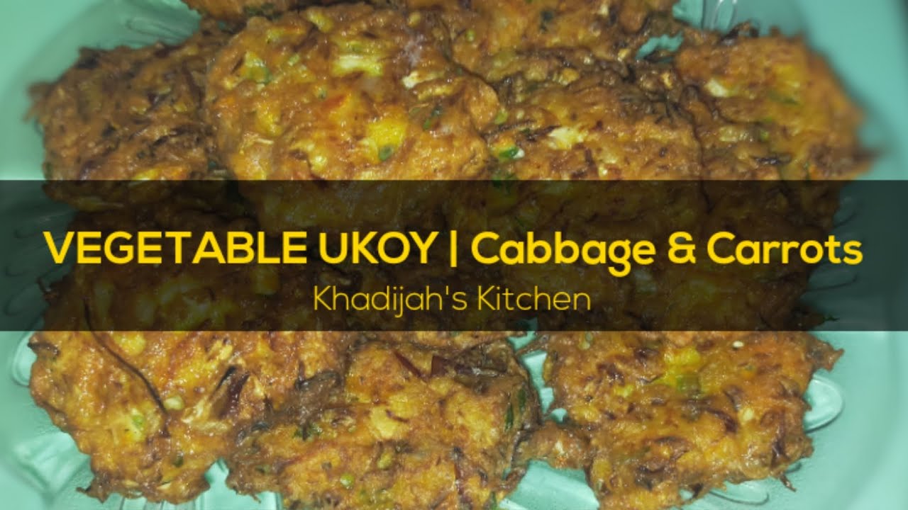 Vegetable Ukoy Cabbage & Carrots YouTube