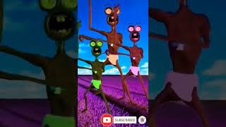 Siren Head Dançando No Jardim De Flores Roxas Siren Head Baby Dance On The Field Of Purple Flowers