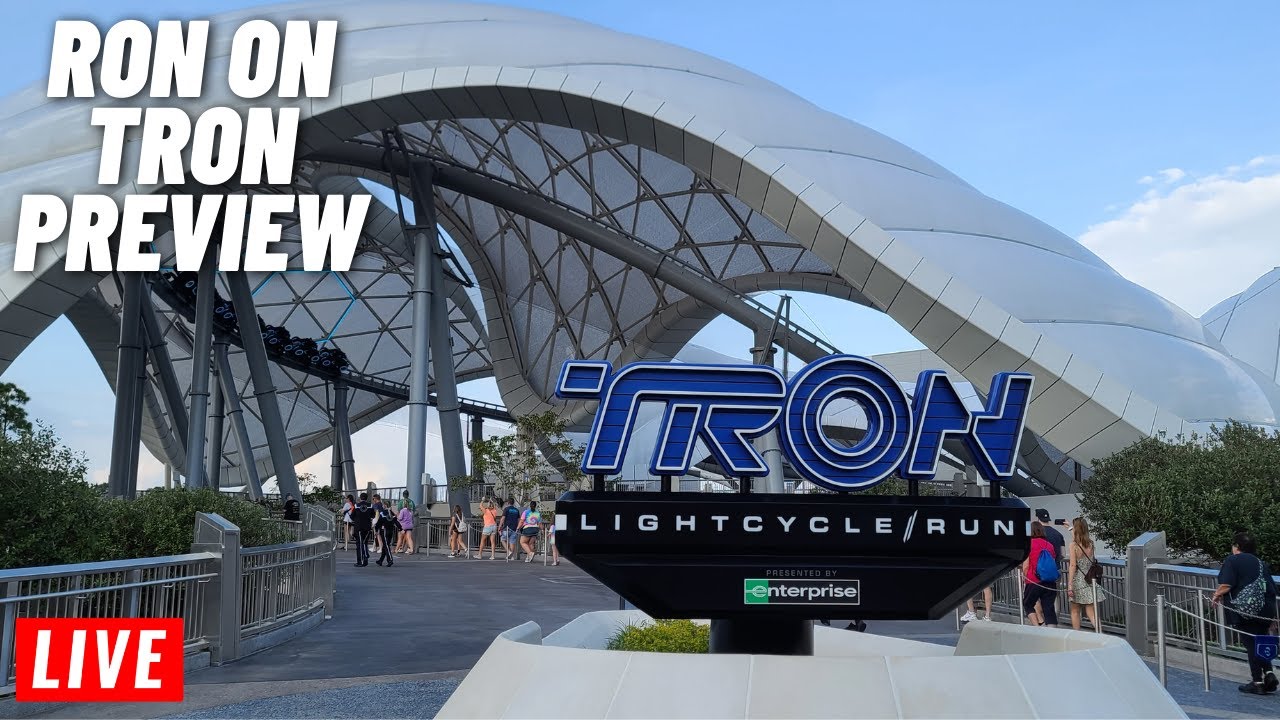 🔴 LIVE: My Tron Lightcycle DVC member Preview and what I thought about it and Magic Kingdom