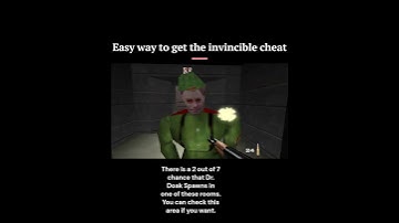 Easy Way to Get the Invincible Cheat | Facility 00 Agent #goldeneye007