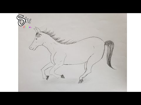 Video: Làm Thế Nào để Vẽ Một Con Ngựa đang Nuôi