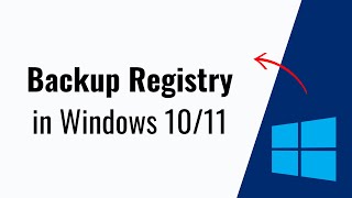 how to backup registry in windows 10/11