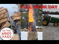 #232 - Woodyard Work - A full day at my brothers wood yard!