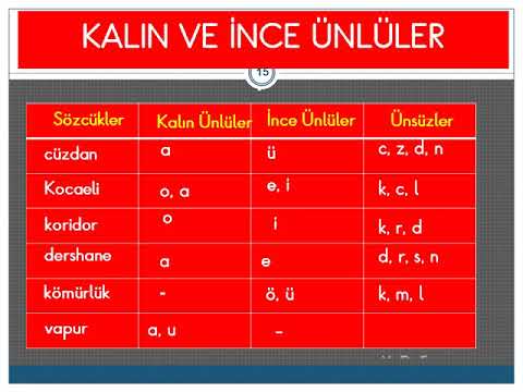 3. SINIF ÜNLÜ VE ÜNSÜZ HARFLER