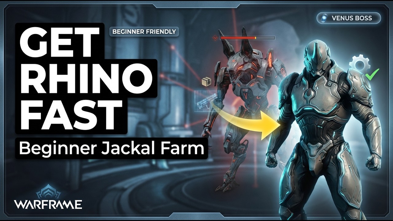 How to Get Rhino in Warframe | Jackal Boss Farming Guide for Beginners