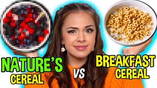 NATURE'S CEREAL IS A REAL THING! | I tried trending Tik Tok breakfast
