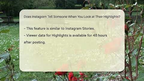 Does Instagram Tell Someone When You Look at Their Highlights? - Everyday-Networking