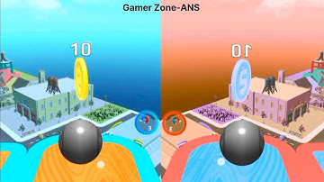 Sky Rolling Ball 3D - Amaizing Surprise Level, Double Treat, SpeedRun Gameplay, Android IOS