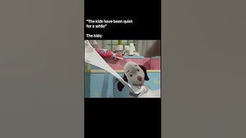 Sooty, Sweep and Soo playing with Toilet Paper and singing