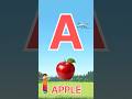 A for Apple! 🍎 Letters A-D English Challenge 🔤 #abcd #englishletters #shorts #englishsongs #kids